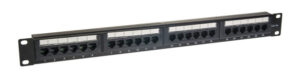 Patchcord kabel panel UTP 5e, 24, Rek 19' 1U