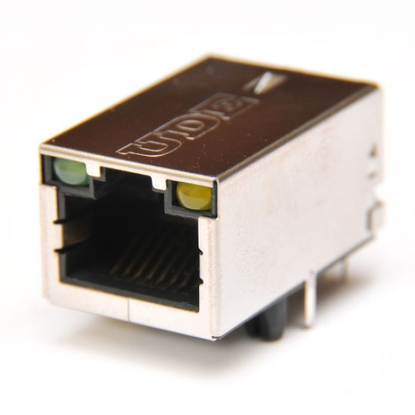 Utičnica RJ45 10/100 w/LED w/Shield TU TH w/o EMI