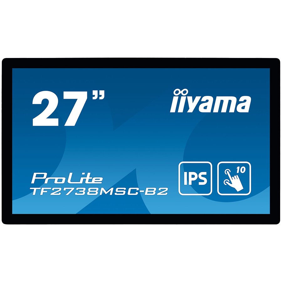 IIYAMA Monitor 27′ PCAP Bezel Free 10-Points Touch, 1920×1080