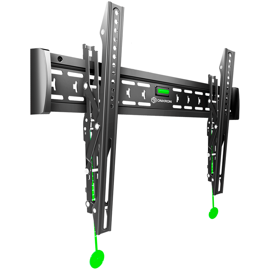 ONKRON Tilting TV Wall Mount for 43 to 85-inch Flat Panel TVs Digital Panels 68,2 kg