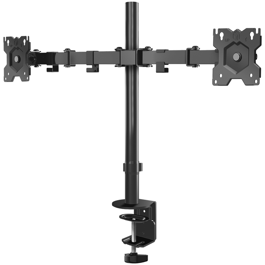 ONKRON Dual Monitor Stand for 13”-32” Screens up to 8 kg, Black