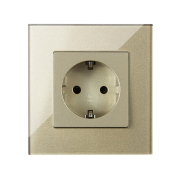 16A EU Wi-Fi WALL SOCKET Zlatni (TUYA)