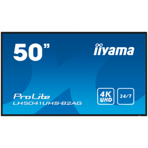 IIYAMA LFD PROLITE LH5041UHS-B2AG 50' Professional Digital Signage 4K  24/7 3840x2160 VA 16:9 500cd 5000:1 landscape, portrait