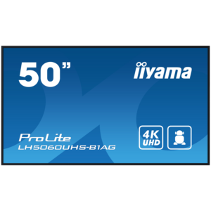 IIYAMA LFD LH5060UHS-B1AG 50' 4K UHD professional digital signage 3840x2160 16:9 500 cd/m² 1200:1 8ms Android 11 OS, iiSignage²