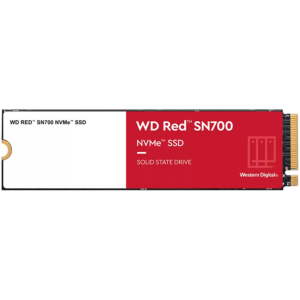 SSD POWERED BY SANDISK NAS WD Red SN700 2TB M.2 2280-S3-M PCIe Gen3 x4 NVMe, Read/Write: 3400/2900 MBps