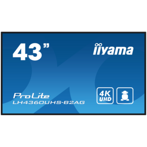 IIYAMA LFD LH4360UHS-B2AG 42.5' VA 3840 x 2160 @60Hz  	500 cd/m² 5000:1 8.5ms Android 11 OS, iiSignage²