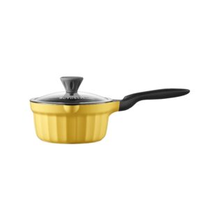 BUYDEEM Cast Aluminum Nonstick Sauce Pan 1,8L