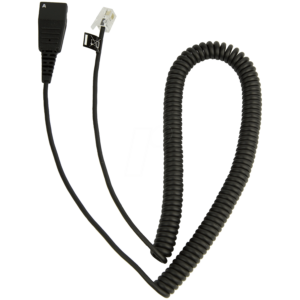 JABRA QD Cord to RJ10, coiled