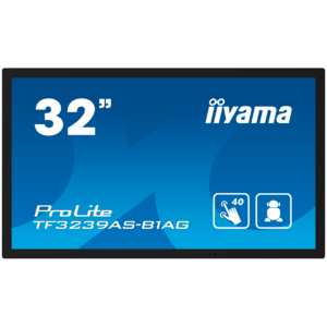 IIYAMA LFD TF3239AS-B1AG 32' 12pt Open Frame PCAP interactive large format display 500 cd/m² 8ms 	projective capacitive 12 points touch through-glass, temperature sensor with fan control