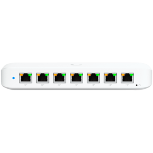 Ubiquiti USW-Ultra-60W Layer 2, 8-port GbE PoE switch: 7x GbE PoE+ output ports