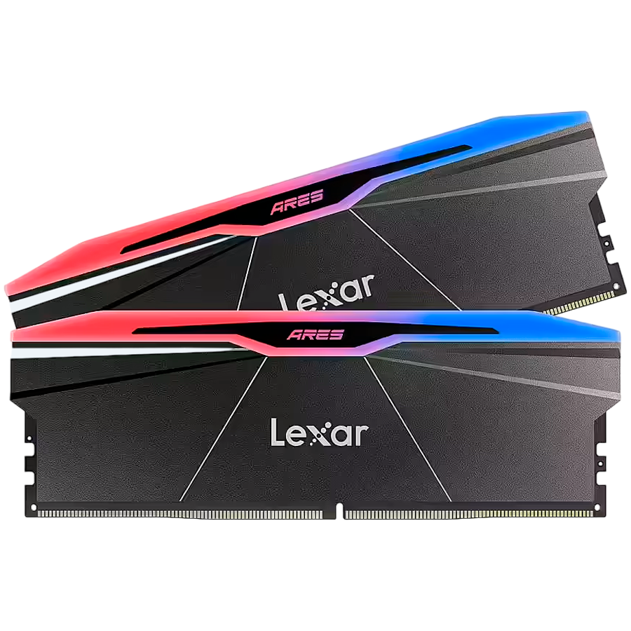 Lexar Ares 2.0 DDR5 6000 CL30 1.35V Memory with heatsink and RGB lighting,Dual pack
