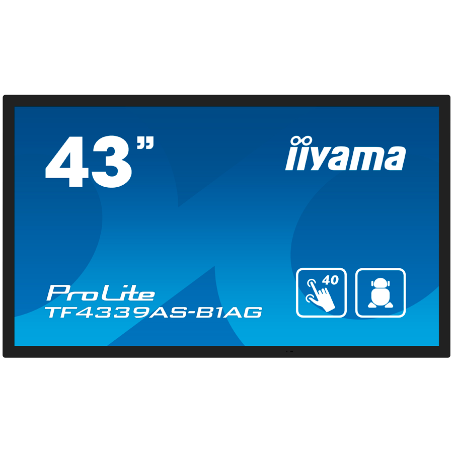 IIYAMA Prolite TF4339AS-B1AG Business Monitor – 108 cm (42.5′), 4K UHD (3840×2160)