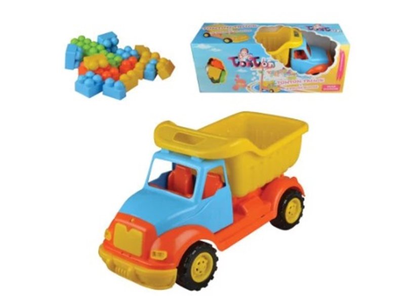 MILENIJUM Magične kockice – kamion đubretarac 43 cm, 38 delova velike kocke