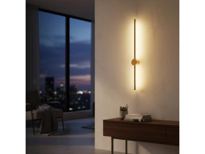 BBLINK Zlatna zidna LED lampa 12W 3000K IP20