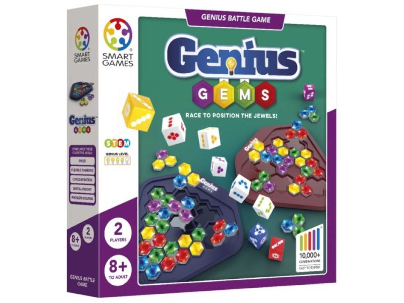 SMART GAMES SMART PUZZLE SMART GAMES GENIUS GEMS