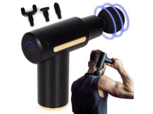 ModernHome Rucni masazer vibraciona masazna rucka sa 4 nastavka, ModernHome