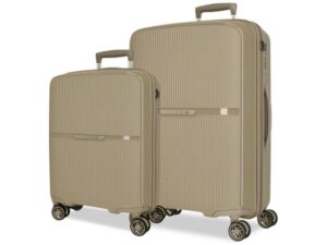 MOVOM Putni koferi od polipropilena 56cm i 66cm Moon beige