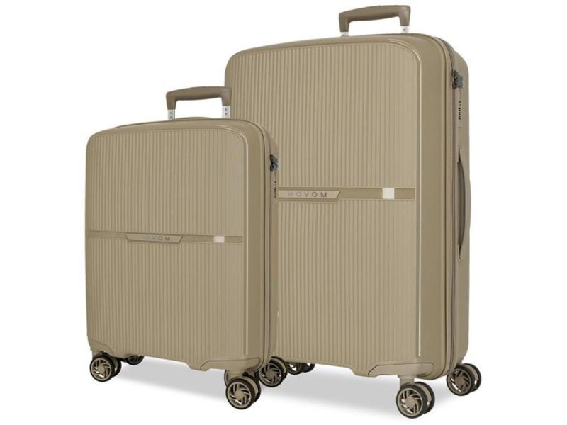 MOVOM Putni koferi od polipropilena 56cm i 66cm Moon beige