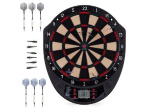 ECO TOYS Elektronski pikado 41 cm sa LCD ekranom, 26 igara, set sa 6 pikada