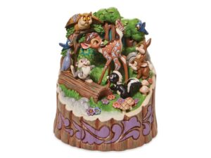 JIM SHORE Forest Friends (Bambi Carved by Heart Figurine)