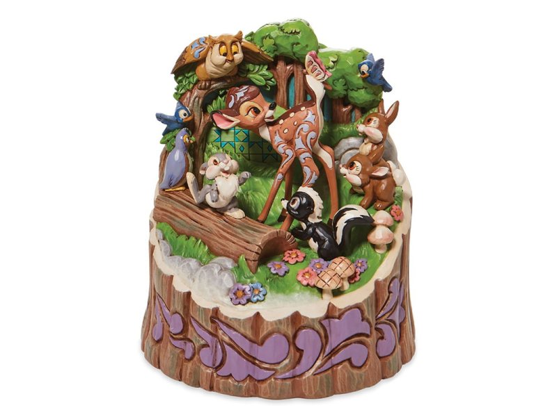 JIM SHORE Forest Friends (Bambi Carved by Heart Figurine)