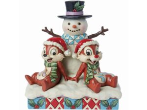JIM SHORE Chip n Dale Snowman Figurine