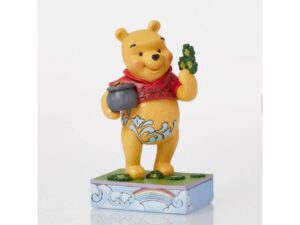 JIM SHORE Lucky Old Bear Winnie The Pooh With Clover