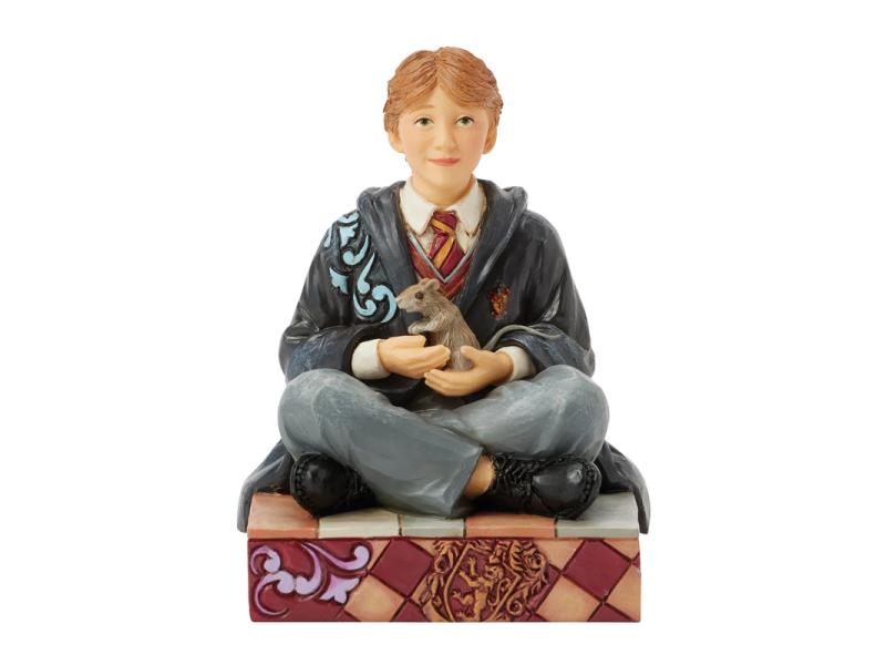 JIM SHORE Harry Potter – Wizarding Whiskers – Ron Personality Pose