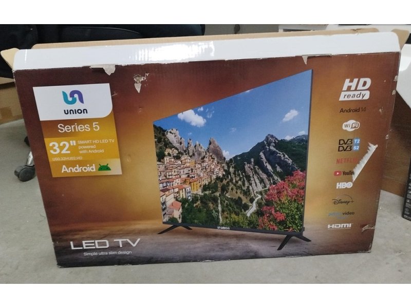 UNION TV 32” HD T2 Smart (U50.32HU02.HD) OUTLET