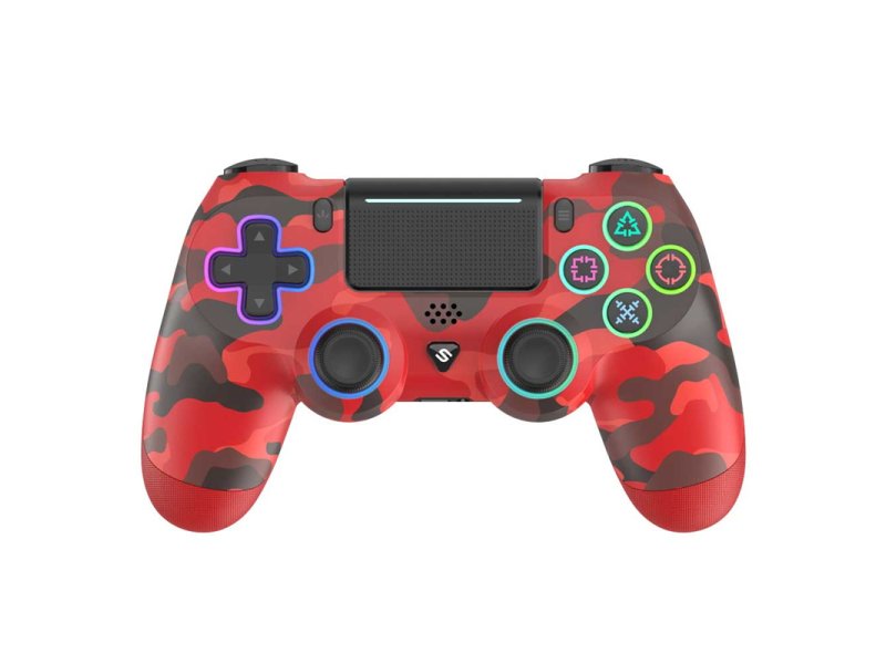 SPAWN PlayPro 4 Wireless Controller Red Camo – PS4/PS3/PC/Android/IOS/SD