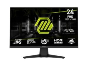 MSI MAG 244F FHD IPS 200Hz Gaming Monitor Adaptive Sync OUTLET