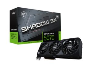 MSI NVidia GeForce RTX 5070 12G SHADOW 3X OC GDDR7 192bit