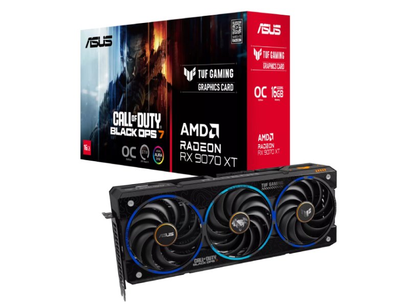 ASUS AMD Radeon RX 9070 XT COD BO7 special edition 16GB TUF-RX9070XT-O16G-COD-BO7