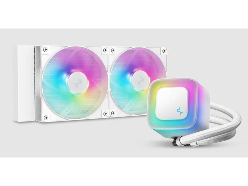 DEEPCOOL CPU Hladnjak DeepCool LE240 V2 ARGB Belo, R-LE240-WHAMMN-G-2