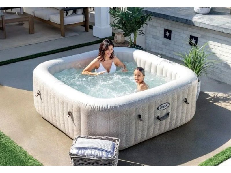 INTEX Kvadratni SPA bazen sa hidromasazom za 4 osobe, 175×71 cm – INTEX 28446