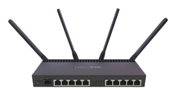 MikroTik RB4011iGS+5HacQ2HnD-IN, WiFi Router, Dual Band 1733Mb/s, 10x RJ45 1000Mb/s, 1x SFP+