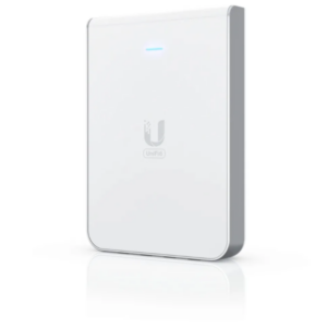 UBIQUITI U6-IW UNIFI6 IN-WALL WALL-MOUNT WIFI6 AP WITH BUILT-IN GBE POE SWITCH