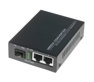 OPTON media konverter SFP-2xRJ45 MC230S