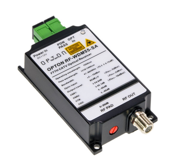 FTTH CATV Aktivni optički prijemnik 1550nm WDM