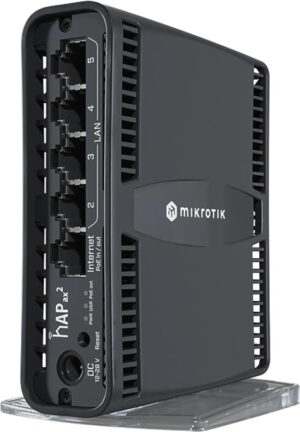 MikroTik C52iG-5HaxD2HaxD-TC hAP ax2 with RouterOS L4 license