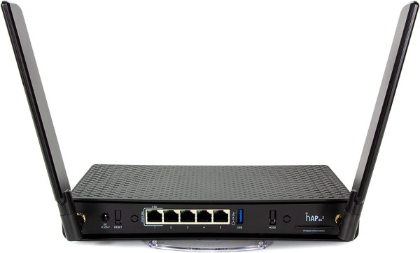 MikroTik C53UiG+5HPaxD2HPaxD hAP ax3 with RouterOS L6 license