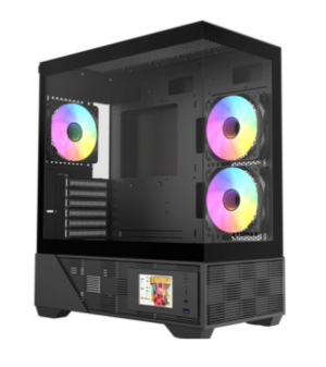 Kućište Raidmax Infinita i803 ARGB Black LCD Ekran, i803BF
