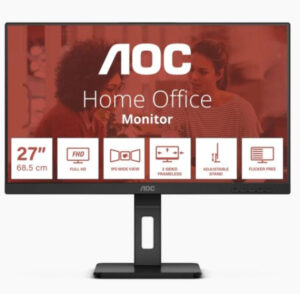 Monitor 27' AOC 27E3QAF IPS 1920x1080/75Hz/4ms/HDMI/DP/VGA