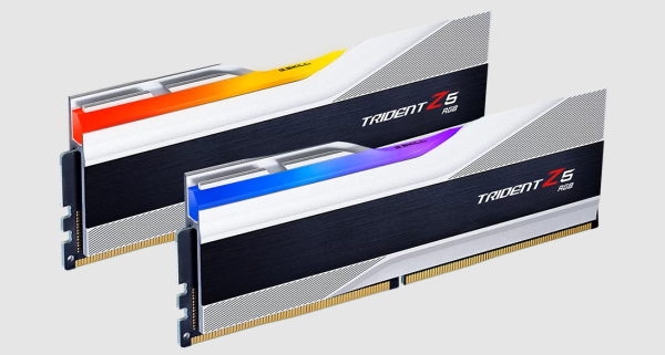 RAM DDR5 G.Skill Trident Z5 RGB 32GB (2×16) 6400MHz F5-6400J3239G16GX2-TZ5RS Sil
