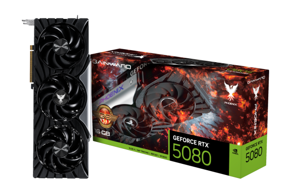 SVGA Gainward RTX 5080 Phoenix GS 16GB GDDR7 256bit, NE75080S19T2-GB2031X
