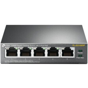 TP-Link SG1005P Mettal sa 4 PoE-Ports