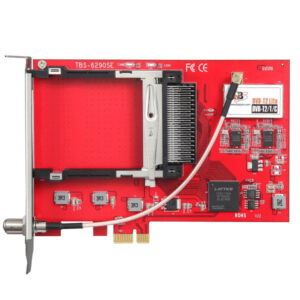 TBS6290SE DVB-T2/T/C Dual Tuner Dual CI PCIe Card