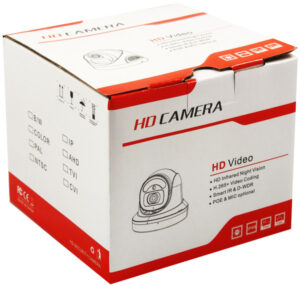 CAM-AHD2MP-DHM20 GMB DOME kamera 2 mpix AUDIO B/W 20M 2.8 mm 4 In 1, AHD/TVI/CVI/CVBS fo