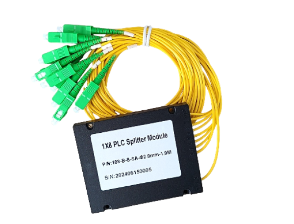 ABS PLC Splitter ExeLink 1 x 8 Optic Splitters SC/APC