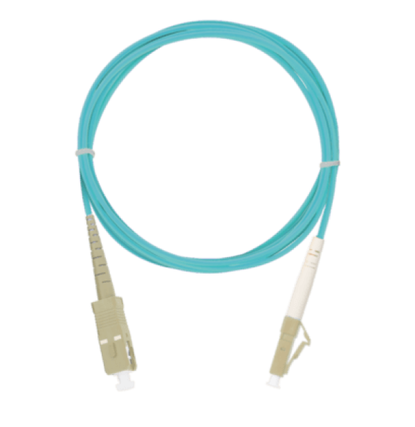ExeLink patchcord LC/UPC-SC/UPC MM, OM3, Simplex, 3.0mm,  10m